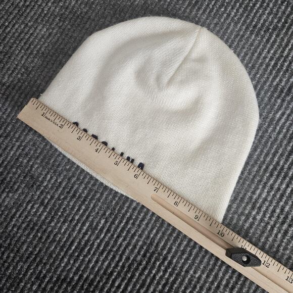 North Carolina Tar Heels Hat Beanie Mens White Blue Knit College Basketball - Picture 6 of 6